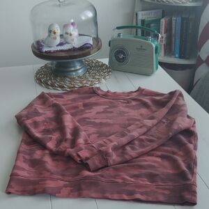 Lululemon Pink Camo Sweatshirt